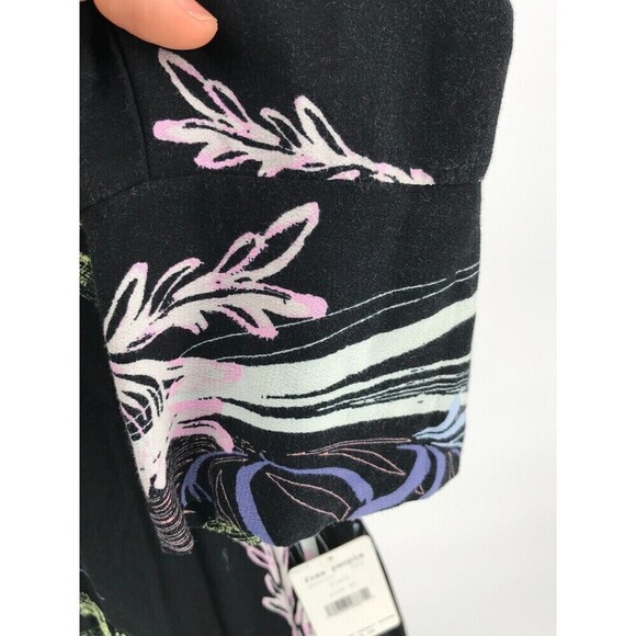 Free People‎ Clear Skies Black Cold Shoulder Tunic Dress XS Long Sleeve - Picture 6 of 12